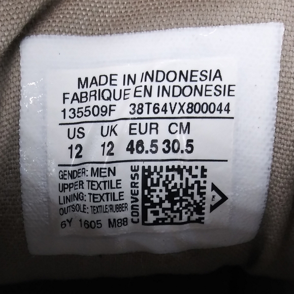 Converse All Star CT Mid Sneakers Mens Sz 12 Black Shoes - Picture 9 of 10